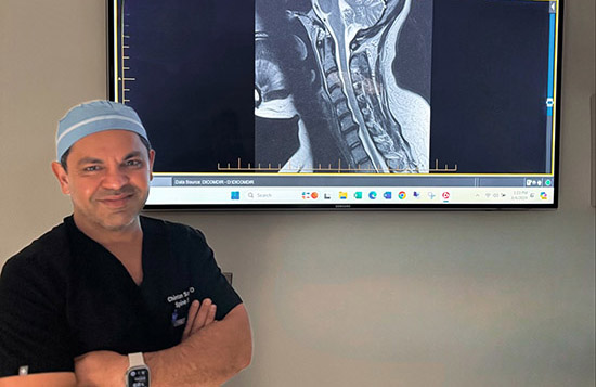 meet dr. sampat board certified spine surgeon